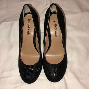 Black Sparkly high heels